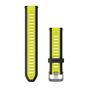 Quick Release-Remmar (20 mm) Amp Yellow/Svart – Garmin