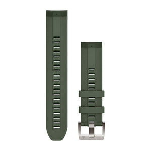 QuickFit® 22 klockarmband Pine Green silikonarmband – Garmin