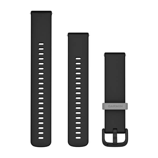 Snabbfäste Remmar (20 mm), Svart – Garmin