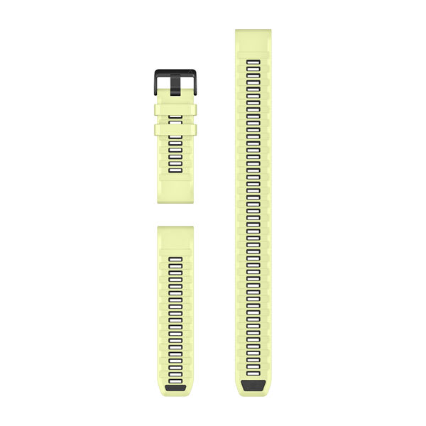 QuickFit® 26 Band Citron Silikon (Dykarset med 3 delar) – Garmin