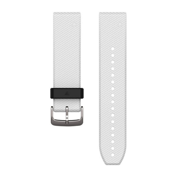 QuickFit® 22 klockarmband Vit silikon – Garmin