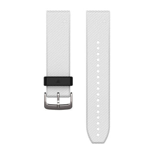 QuickFit® 22 klockarmband Vit silikon – Garmin