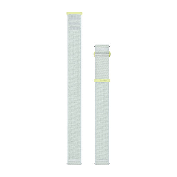 Quick Release-Remmar (20 mm) Citron/Cloud Blue ComfortFit Tyg – Garmin