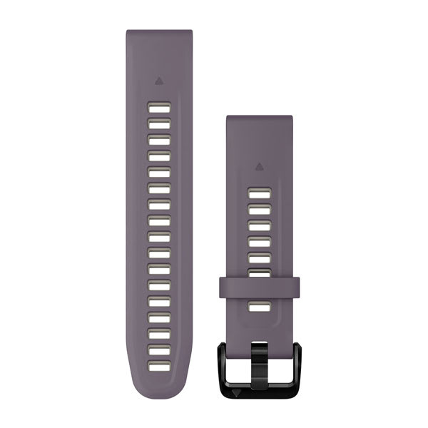QuickFit® 20 klockarmband Deep Orchid/Light Sand i silikon – Garmin