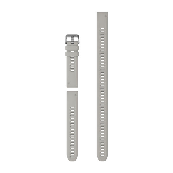 QuickFit® 20 klockarmband Fog Grey silikon (Dykarset med 3 delar) – Garmin