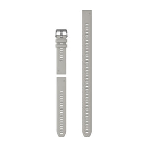 QuickFit® 20 klockarmband Fog Grey silikon (Dykarset med 3 delar) – Garmin