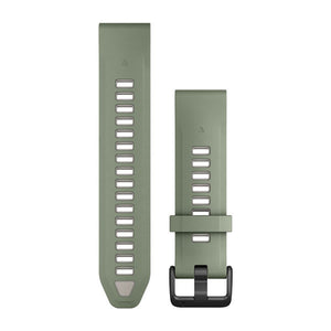 QuickFit® 20-remmar Willow/Fog Grey Silikon – Garmin