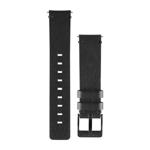 Quick Release-Remmar (vívomove™), Svart Läderarmband – Garmin