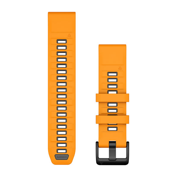 QuickFit® 22 Armband Spark Orange/Graphite Silikon – Garmin