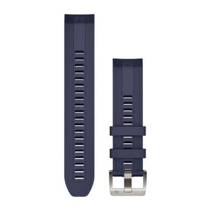 QuickFit® 22 Klockarmband, Marinblått silikonarmband – Garmin