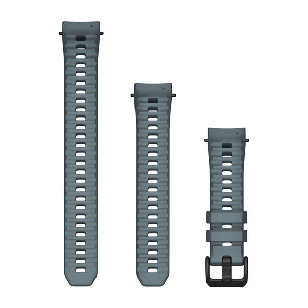 22 mm remme (Instinct® E – 45 mm), Charcoal Silicone 1