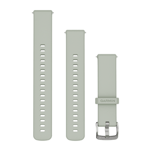 Snabbfästsremmar Sage grey Silver – Garmin