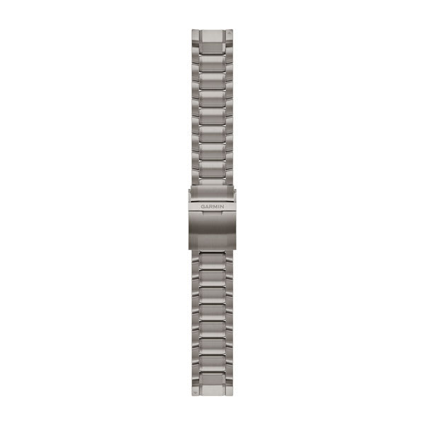 QuickFit® 22 Klockarmband, Härdad Länkad Titanlänk – Garmin