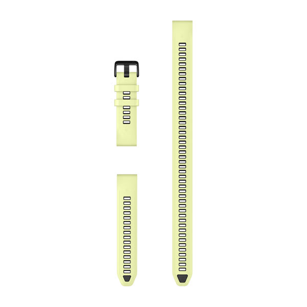 QuickFit® 20 Armband Citron Silikon (Dykarset med 3 Delar) – Garmin