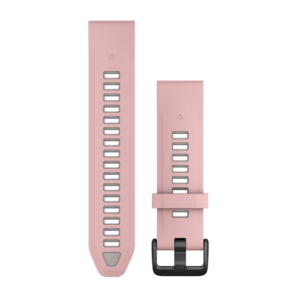 QuickFit® 20 Armband, Dust Rose/Fog Grey Silikon – Garmin