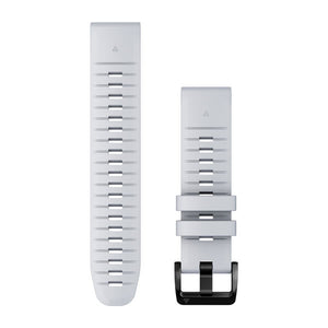 Quickfit 22 mm Klockarmband Whitestone Silikon – Garmin