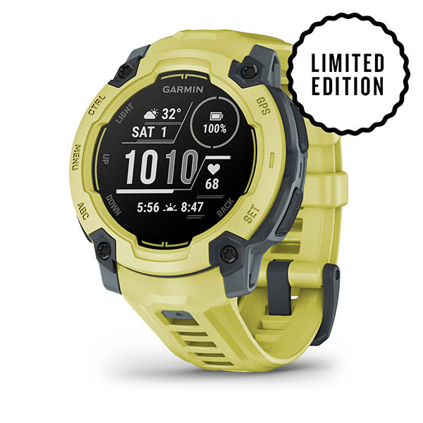 Instinct® E – 45 mm, Electric Lime med Electric Lime armband – Garmin