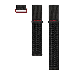 Snabbfäste Remmar (24 mm) Svart ComfortFit Nylon – Garmin