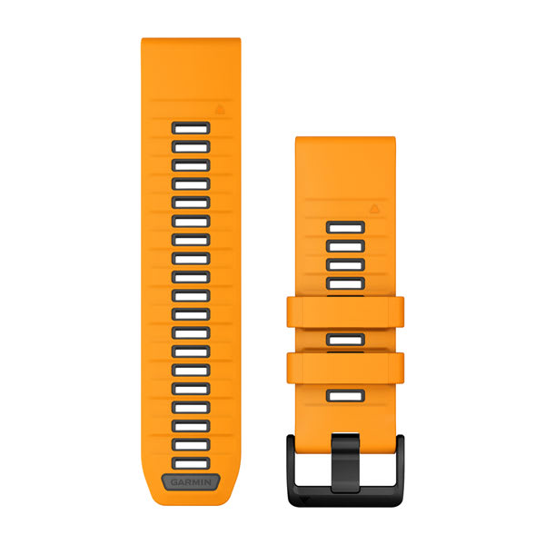 QuickFit® 26 Armband Spark Orange/Graphite Silikon – Garmin