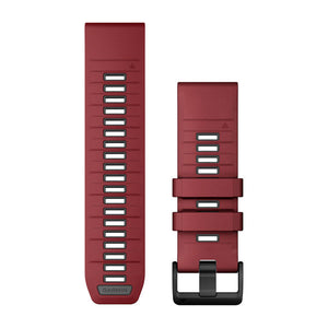QuickFit® 26 Armband Marsala/Graphite Silikon – Garmin