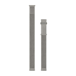 Quick Release-Remmar (18 mm) Ljus Sand/French Grey ComfortFit-Tyg – Garmin