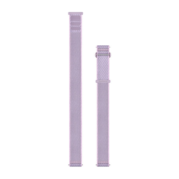 Quick Release-Remmar (18 mm) Ljuslila/Pink Meringue ComfortFit-Tyg – Garmin