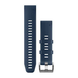 QuickFit® 22 Remmar, Captain Blue Silikon – Garmin