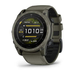 tactix® 8 – 51 mm, AMOLED, Cerakote®-beläggning, Inklusive Applied Ballistics Ultralight™ Solver och Olive Cerakote®-beläggning – Garmin