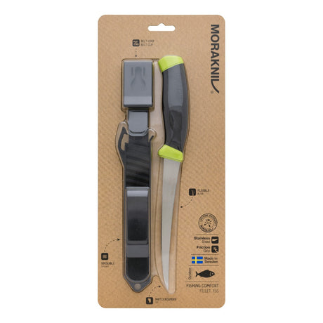 Companion Fishing Fillet 155 (S) Lime Gr - Morakniv