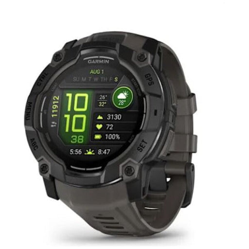 Instinct® 3 – 50 mm, AMOLED, Sort med Charcoal rem 2