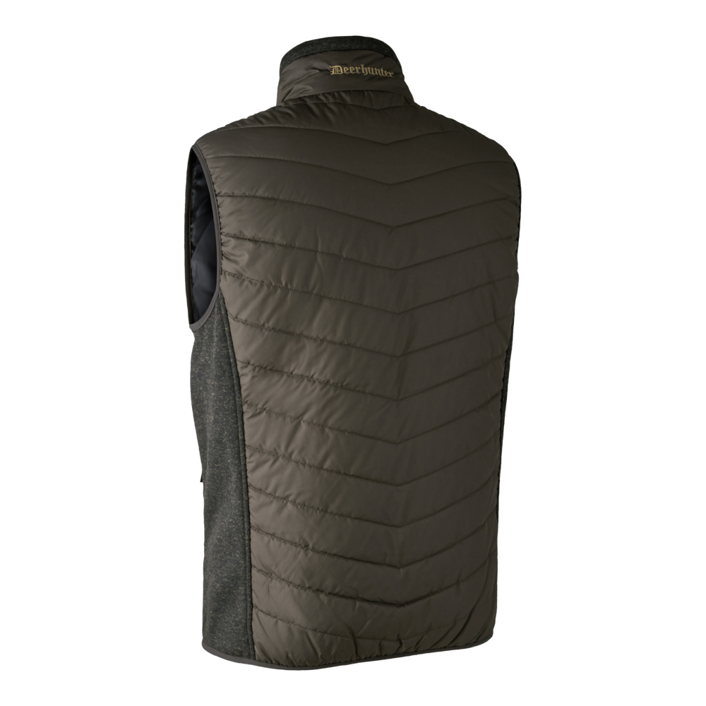 Moor Vatteret Vest med strik Green - Deerhunter - Jagtbutikken