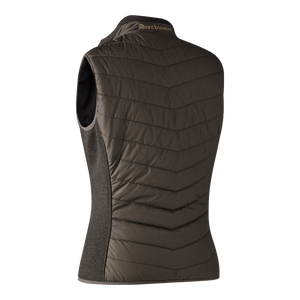 Lady Caroline Vatteret Vest Brown- Deerhunter - Jagtbutikken