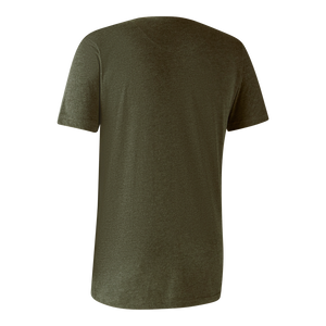 Bas 2-pack T-shirt Adventure Green Melange - Deerhunter