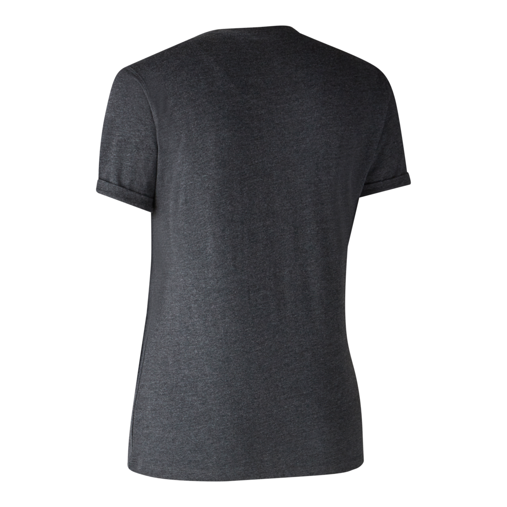 Dam Bas 2-pack T-shirt Brown Leaf Melange - Deerhunter