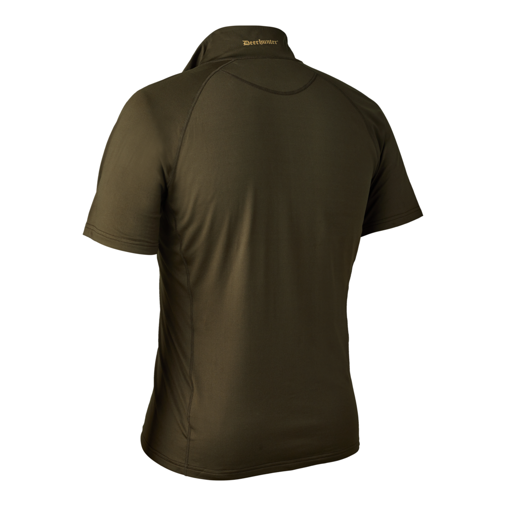 Excape isolerad T-shirt med dragkedja i nacken Grön - Deerhunter