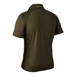 Excape isolerad T-shirt med dragkedja i nacken Grön - Deerhunter