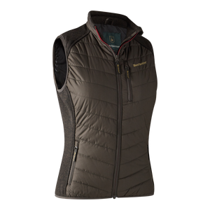 Lady Caroline Vatteret Vest Brown- Deerhunter - Jagtbutikken