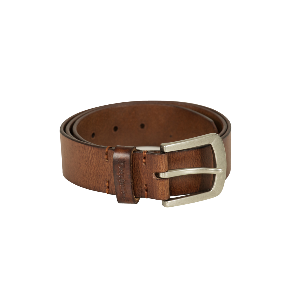 Læderbælte, 4 cm bredt lys brun - Deerhunter - Jagtbutikken