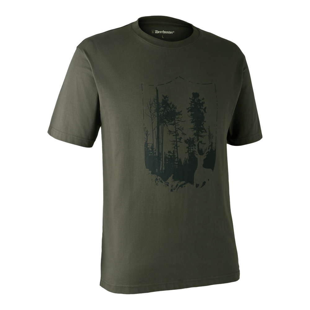 T-shirt med sköld - Deerhunter