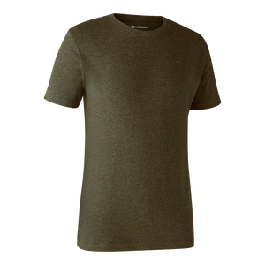 Bas 2-pack T-shirt Adventure Green Melange - Deerhunter