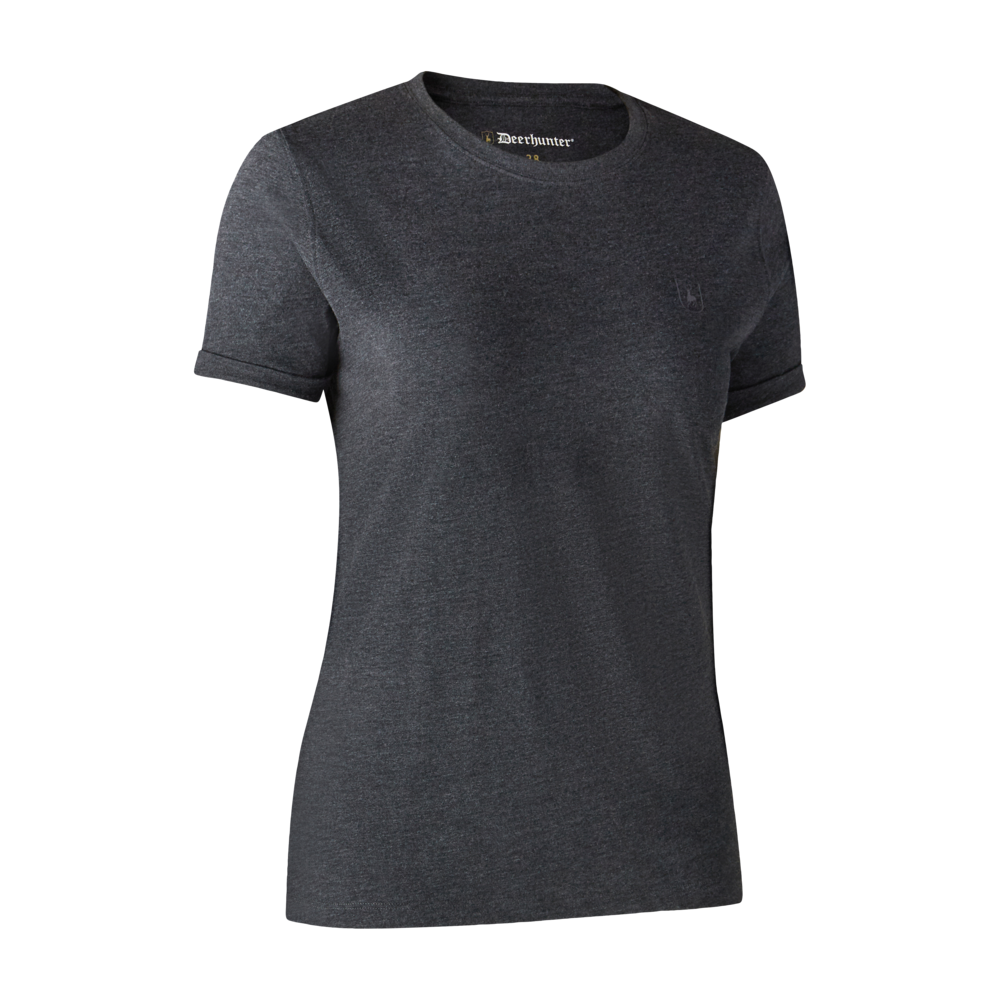Dam Bas 2-pack T-shirt Brown Leaf Melange - Deerhunter