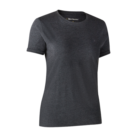 Dam Bas 2-pack T-shirt Brown Leaf Melange - Deerhunter