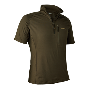 Excape isolerad T-shirt med dragkedja i nacken Grön - Deerhunter