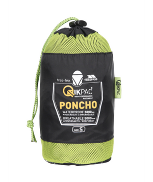Qikpac Poncho - Black - Trespass