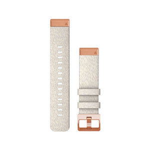 QuickFit® 20 urremme, Crememeleret nylon, Soft Gold hardware 1