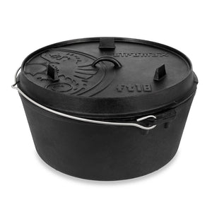 Dutch Oven ft18 med ben – 16,1 L gjutjärnsgryta – Petromax