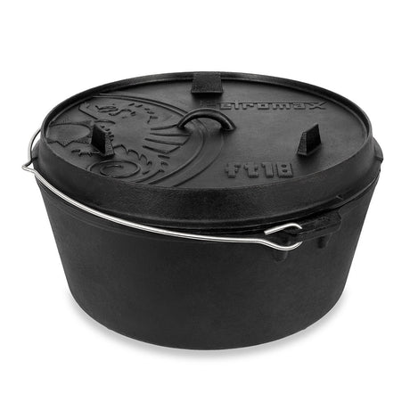 Dutch Oven ft18 med ben – 16,1 L gjutjärnsgryta – Petromax