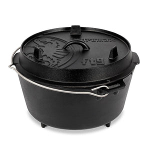 Dutch Oven ft9 med ben – 7,5 L gjutjärnsgryta – Petromax