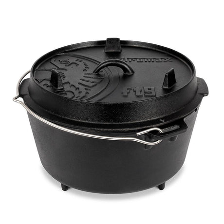 Dutch Oven ft9 med ben – 7,5 L gjutjärnsgryta – Petromax