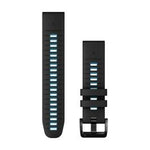 QuickFit® 22 remme, Graphite/sort silikone 2